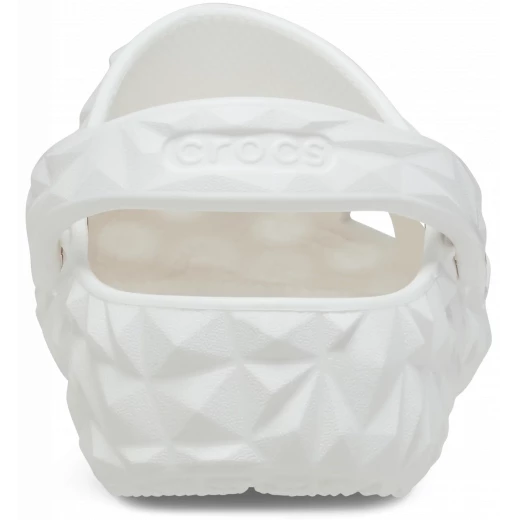 شبشب كروكس كلاسيك للجنسين أبيض تصميم هندسي مريح وخفيف الوزن بتقنية Iconic Crocs Comfort مقاس 42 43 - كروكس - Image 16