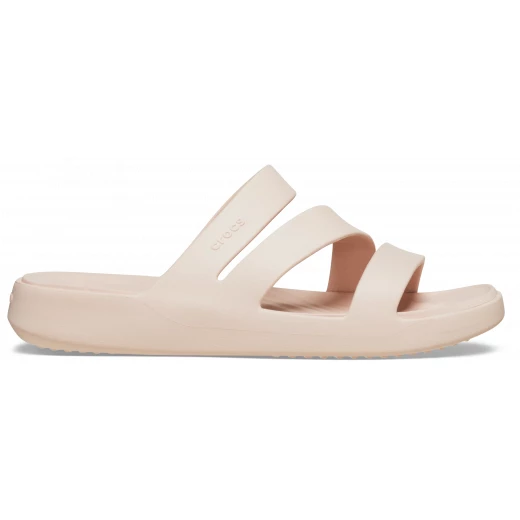 صنادل Crocs Getaway Strappy النسائية بتقنية Free Feel، بيج، مقاسات 34-35: استمتعي بالراحة الفائقة والتصميم الأنيق لجميع رحلاتك ومغامراتك