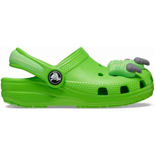 شبشب كروكس كلاسيكي للأطفال الصغار أنا ديناصور أخضر 19 20 بتصميم مخلب ديناصور أحذية خفيفة الوزن سهلة الارتداء للأطفال الصغار أحذية ممتعة - كروكس - Image 2