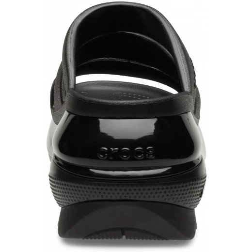 Crocs Women's Mega Crush Triple Strap Slide Sandals, Black, Platform Style, Featuring 3 Straps for Secure Fit, Enhanced Rubber Tread Outsole, Sizes 39-40. Elevate Your Look! - Crocs - Image 5