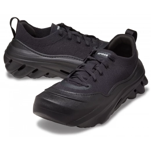 Echo Surge Unisex Sneakers Black Size 38 39 Featuring LiteRide Footbed, Breathable Knit Upper, and Exaggerated Midsole for Ultimate Comfort and Streetwear Style - Crocs - Image 3