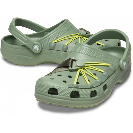 Crocs Unisex Classic Bungee Cord Clog Green 42 43 Lightweight Comfort - Crocs - Image 4