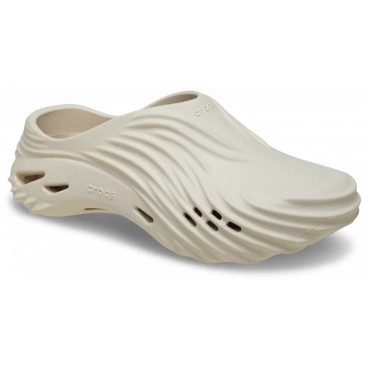 Crocs Unisex Echo Wave Clog Beige 37 38 Lightweight Comfortable Footwear with Digitally Inspired Sculpting and Ventilation Holes for Breathable Functionality LiteRide Footbed - Crocs - Image 3