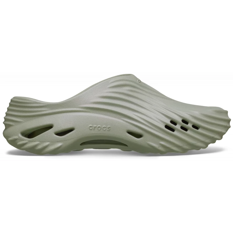 Echo Wave Unisex Sandals Olive Green Comfort Footwear Sizes 46 47 Digital Sculpting Texture Futuristic Design Innovative Utility for Men and Women, New Wave - Crocs