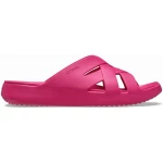Crocs Women's Getaway Weave Slide Sandals with Free Feel Technology, PINK, Sizes 36-37, Stylish and Comfortable for Any Occasion, Slip On Design - Crocs