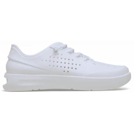 حذاء إنموشن بيسر للرجال أبيض مع تقنية لايت رايد وفري فيل - تصميم برباط للراحة الفائقة - مقاسات 46 47 - كروكس - Image 2