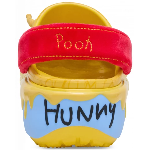 Crocs Women's Winnie The Pooh Classic Platform Clog Shoes Yellow Honeycomb Print with Exclusive Jibbitz Charms Sizes 39 40 Lightweight Comfort and Style - Crocs - Image 4