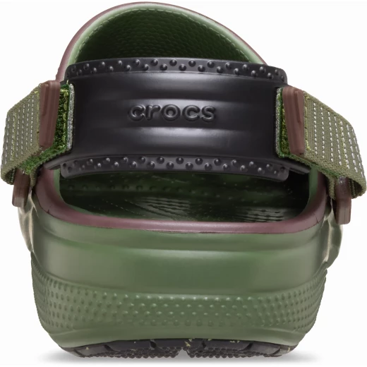 كروكس شبشب كلاسيك تيربو للجنسين بني أحذية مريحة رياضية مع حزام خلفي قابل للتعديل لتعزيز الملاءمة وتفاصيل عاكسة ومقاس 37 38 - كروكس - Image 5