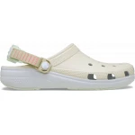 Crocs Unisex Classic Turbo Clog Beige 43 44 Enhanced Traction Adjustable Backstrap Reflective Detailing Sporty Color Blocking Comfortable Sporty Style Clogs - Crocs