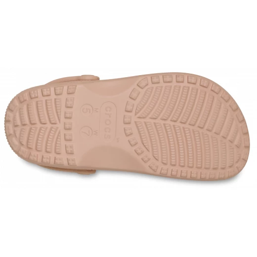 Crocs Unisex Classic Crafted Clog Beige Size 48 49 Work Shoes Comfortable Design Thick Construction Toe Support Increased Arch Support Nubbed Croslite Foam Footbed - Crocs - Image 5
