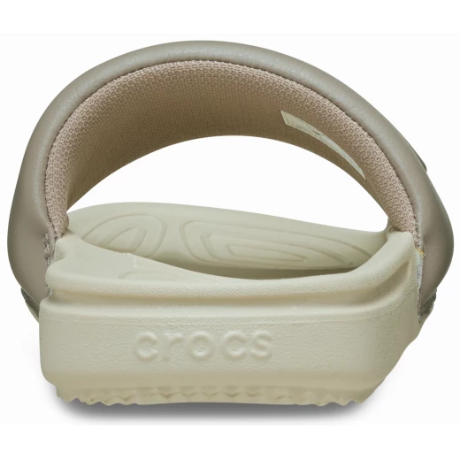 Crocs Women's All Day Slide Beige Comfort Sandals with Padded Upper and Mellow Footbed for All Day Wear 38 39 Enhanced Traction Sporty Style Slip On Athleisure - Crocs - Image 5