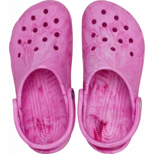 Crocs Kids Watercolor Marbled Clog Pink 30 31 Lightweight Comfort - Crocs - Image 4