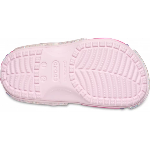 Crocs Kids Classic Star Sparkle Clog Pink Featuring Whimsical Star Sparkle Treatment Lightweight Croslite Foam Comfortable Clogs Sizes 32 33 Fun Design For Little Ones - Crocs - Image 6