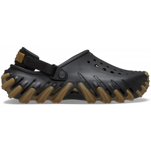 شبشب كروكس للجنسين إيكو غام RO أسود تصميم مريح لملابس الشارع مع نعل LiteRide مقاسات 48 49 متين مصنوع من Croslite مظهر رياضي - كروكس - Image 2