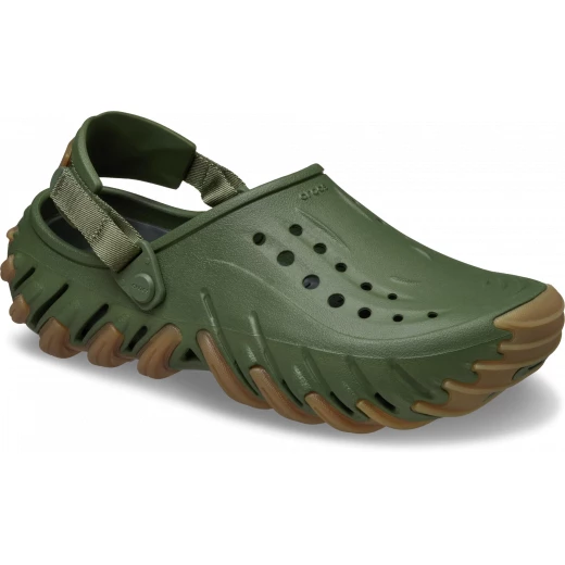 Crocs Unisex Echo Gum RO Clog Green 39-40 Lightweight Comfort Streetwear Inspired Rubber Outsole Design LiteRide Footbed Versatile Terrain 2024 Collection - Crocs - Image 3