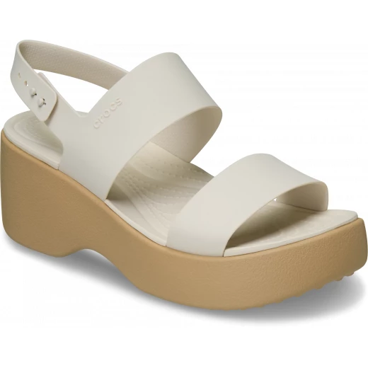 Crocs Brooklyn Sky Women's Sandals Off White 41 42 Featuring LiteRide Foam Technology for All Day Comfort and Effortless Style - Crocs - Image 3
