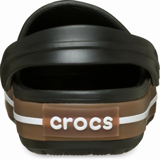 Crocs Unisex Crocband Gum Clog Black Comfortable Slip On Sporty Design Size 48 49 Cushioned Croslite Foam Construction Easy Step In And Out Unisex Clogs - Crocs - Image 5