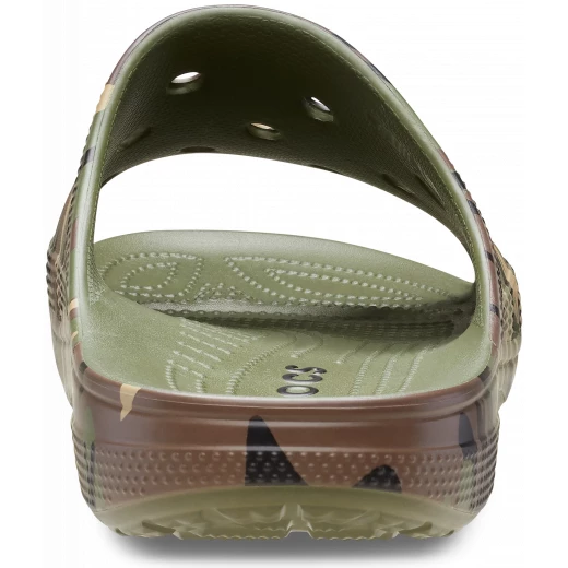 Crocs Men's Saturday Camouflage Slide Sandals with Iconic Crocs Comfort, Featuring a Stylish Camo Print, Available in Sizes 38 39 for a Versatile and Easy to Wear Experience - Crocs - Image 4