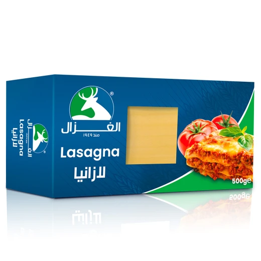 مكرونة لازانيا 500 جرام، قمح دوروم ممتاز، على الطريقة الإيطالية، مثالية للطبقات من الغزال مكرونة لازانيا 500 جرام، قمح دوروم ممتاز، على الطريقة الإيطالية، مثالية للطبقات من الغزال