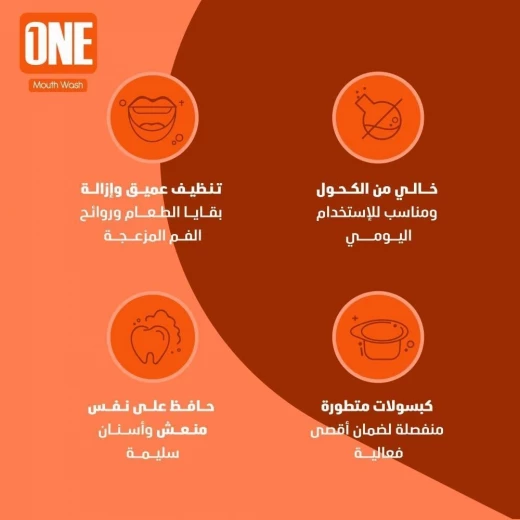كبسولات غسول الفم بنكهة القرفة من ون 20 كبسولة نفس منعش للعناية بالفم - ون - Image 3
