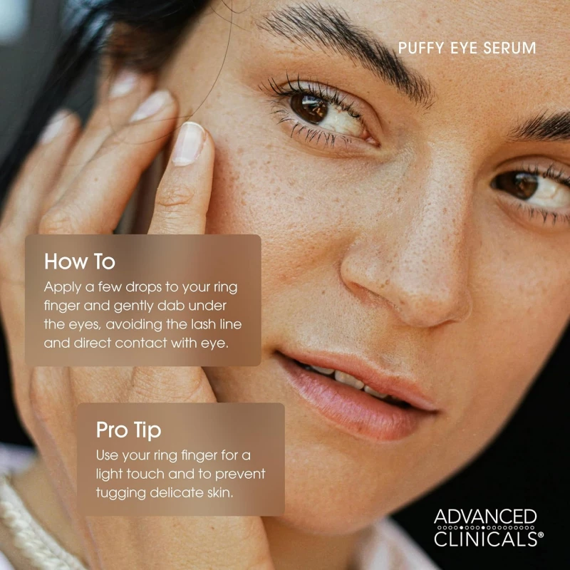Advanced Clinicals Puffy Eye Under Eye Serum | Visible Anti Aging Brightening Vitamin C + Caffeine Serum Helps Improve Look Of Puffiness, Fine Lines, Dark Circles, & Uneven Skin Tone, 1.75 Fl Oz | Beauty & Personal Care | Skin Care | Eyes | Eye Serums Advanced Clinicals Puffy Eye Under Eye Serum | Visible Anti Aging Brightening Vitamin C + Caffeine Serum Helps Improve Look Of Puffiness, Fine Lines, Dark Circles, & Uneven Skin Tone, 1.75 Fl Oz | Beauty & Personal Care | Skin Care | Eyes | Eye Serums
