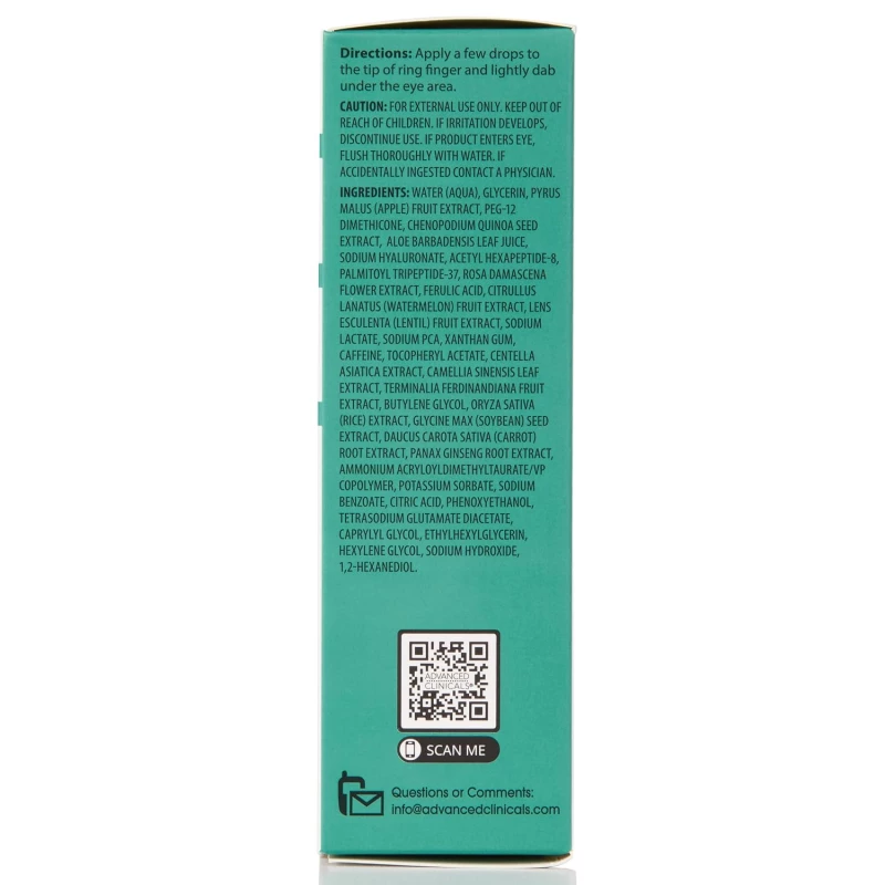 Advanced Clinicals Puffy Eye Under Eye Serum | Visible Anti Aging Brightening Vitamin C + Caffeine Serum Helps Improve Look Of Puffiness, Fine Lines, Dark Circles, & Uneven Skin Tone, 1.75 Fl Oz | Beauty & Personal Care | Skin Care | Eyes | Eye Serums Advanced Clinicals Puffy Eye Under Eye Serum | Visible Anti Aging Brightening Vitamin C + Caffeine Serum Helps Improve Look Of Puffiness, Fine Lines, Dark Circles, & Uneven Skin Tone, 1.75 Fl Oz | Beauty & Personal Care | Skin Care | Eyes | Eye Serums