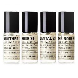 مجموعة اكتشاف عطور لو لابو المميزة للرجال والنساء، تحتوي على 4 عطور فاخرة بحجم 5 مل لكل عبوة، مثالية للتجربة والسفر واكتشاف رائحة مفضلة جديدة، تصميم أنيق يعكس الفخامة والجودة لعشاق العطور