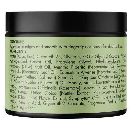 Mielle Organics Rosemary Mint Edge Control Gel, Strong Hold, 2 Fl Oz - Mielle Organics - Image 7
