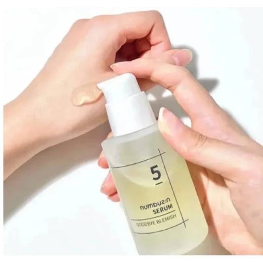 Numbuzin No. 5 Serum Goodbye Blemish Brightening Face Serum 30ml Targets Blemishes, Dark Spots, and Uneven Skin Tone for a Radiant, Glowing Complexion Suitable for All Skin Types - Image 3