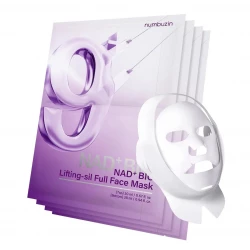 Numbuzin No.9 NAD Bio Lifting Full Face Mask with Lifting Strip 4 Count