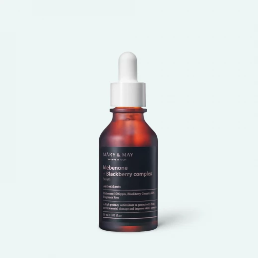 MARY & MAY Idebenone Blackberry Complex Serum 30ml Anti-Aging Antioxidant MARY & MAY Idebenone Blackberry Complex Serum 30ml Anti-Aging Antioxidant