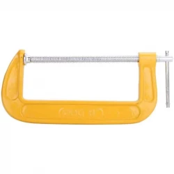 Deli EDL-G205 5-Inch G Clamp Heavy Duty Adjustable C-Clamp for Woodworking