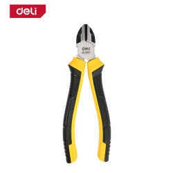 Deli EDL0201 6 Inch Cutting Pliers For Professional Use, Heavy Duty Steel Construction, Ergonomic Handle Design For Comfort, Ideal For Wire Cutting & Crafting Projects