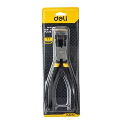 Deli EDL0343 7 Inch Kabaashi Pliers Durable Grip General Industrial Use, heavy duty hand tool with strong grip, high quality construction for precision and durability, ideal for cutting gripping and fastening in workshops and industrial tasks