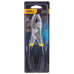 Deli EDL25506 6 Inch Locking Pliers: Heavy Duty Grip Tool for Industrial and General Applications, Featuring Adjustable Jaw and Quick Release Lever for Efficient Work