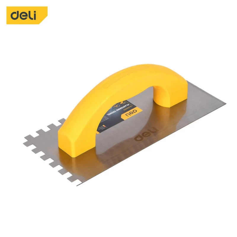 مالج لياسة Deli Tools مقاس 230×100 مم بشفرة ستانلس ستيل ومقبض مريح، مصمم لتطبيق ناعم ودقيق للجبس، متين وسهل الاستخدام للاحتراف والأعمال المنزلية - ديلي