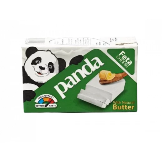 Panda Feta Cheese with Natural Butter 125g - Premium Dairy Product for Authentic Taste Panda Feta Cheese with Natural Butter 125g - Premium Dairy Product for Authentic Taste