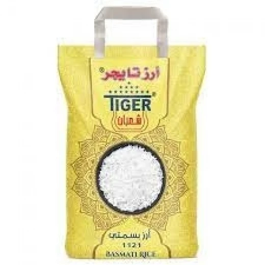 Tiger Basmati Rice 3 KG Bag: Premium Long Grain Rice for Delicious Cooking, Ideal Pantry Staple, Perfect for Pilafs and Curries, Aromatic and Flavorful, Easy to Cook Tiger Basmati Rice 3 KG Bag: Premium Long Grain Rice for Delicious Cooking, Ideal Pantry Staple, Perfect for Pilafs and Curries, Aromatic and Flavorful, Easy to Cook