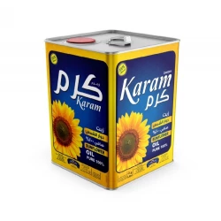 Karam Shams Sunflower Oil, Premium Cooking Oil for Delicious Meals, 3.5 Liter Bottle, Healthy and Versatile for Frying, Baking, and Everyday Use, Cholesterol Free