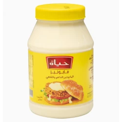 مايونيز الحياة 8 أونصة متبل كريمي ولذيذ