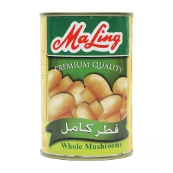 Maling Whole Mushroom 400g Jar: Premium Quality Canned Mushrooms, Perfect for Soups, Stews, and Various Culinary Creations. Delicious Flavor Enhancer for Your Meals!