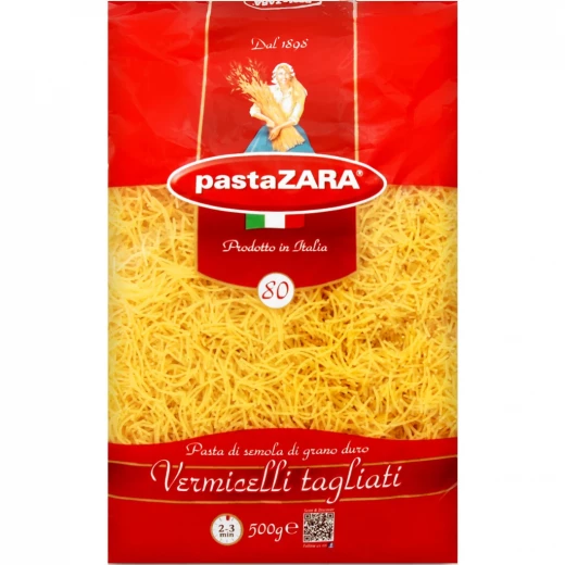 Pasta Zara Vermicelli Tagliati Italian Wheat Flour Pasta 500g Pack Pasta Zara Vermicelli Tagliati Italian Wheat Flour Pasta 500g Pack