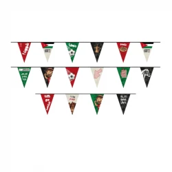 Jordan World Cup 2026 Triangle Flag Rope Banner for Stadium and Fan Celebrations