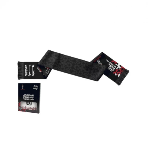 Jordan World Cup 2026 Fans Ketan Scarf Black Soft Bold Match Day Ready Jordan World Cup 2026 Fans Ketan Scarf Black Soft Bold Match Day Ready