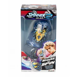 سبينر SPINNERMAD2 مفرد، معدن متين، أسود، للتركيز وتخفيف التوتر