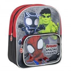 Cerda Spidey Kids Backpack Durable Polyester and PVC Red 25 x 30 x 12 cm