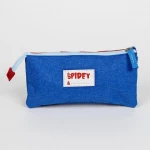 Cerda Spidey Pencil Case 3 Compartments Durable Polyester School Supplies Organizer - Cerda