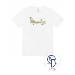 High Quality Palestine Key and Jasmine Kids T Shirt White Cotton 0 1 Year Old Design Made in Turkey Soft Comfortable Tee 100% Cotton Apparel