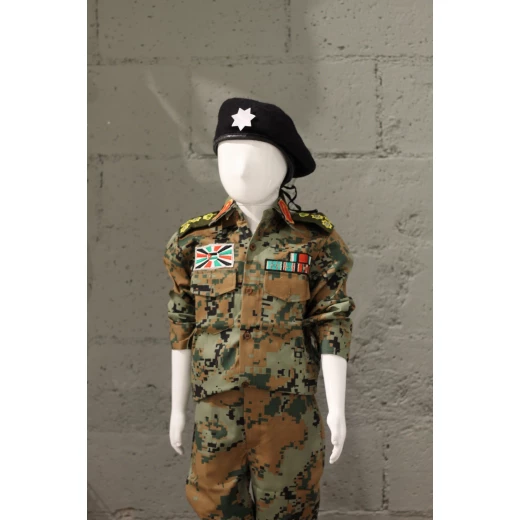 طقم زي عسكري أسود SWAT للأولاد بعمر 12 سنة - Image 5