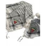 وشاح كوفية فلسطينية رقعة البطيخ كوفية تقليدية 48 × 48 بوصة